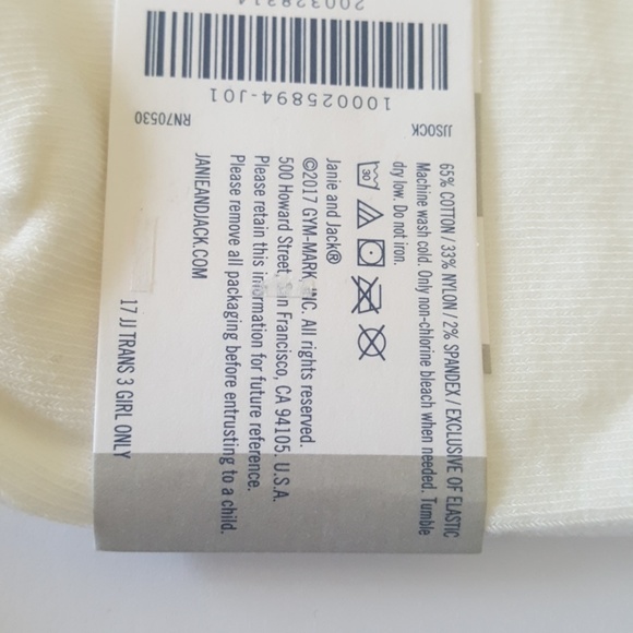 Janie and jack NWT ankle socks French Voyage 3 4 5 - Picture 3 of 3